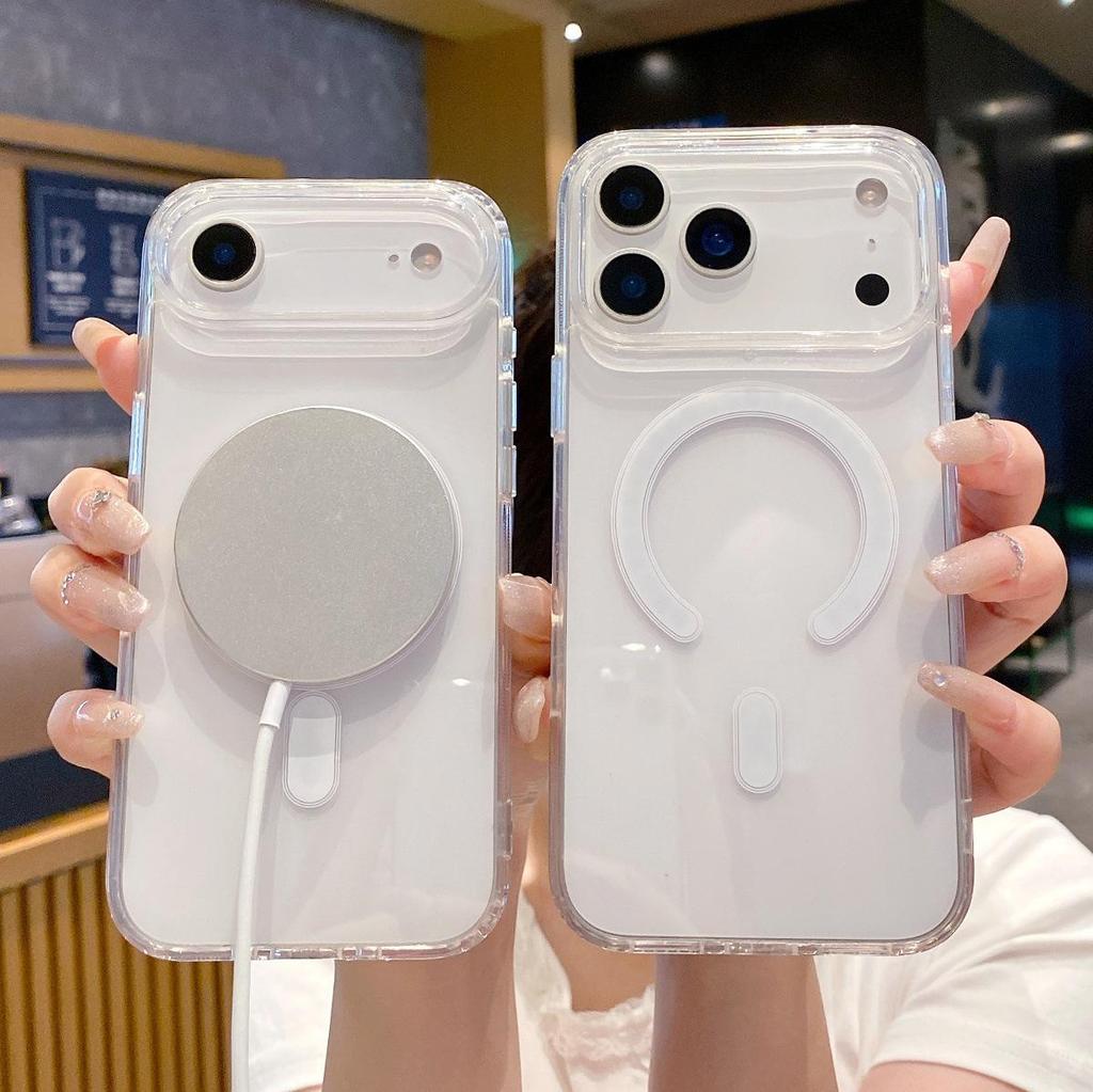 Прозрачный защитный чехол MagSafe для iPhone 17 Pro/Pro Max