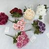 Handmade Faux Rose Flower Decor With Silk Material For Home And Event Styling