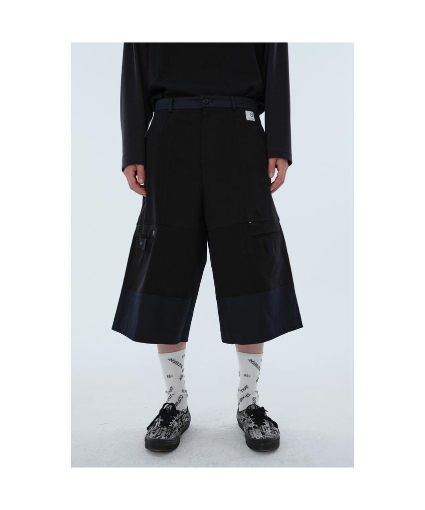 RECODE Woven Patch Midi Pants_Rkpaa24619Bkx