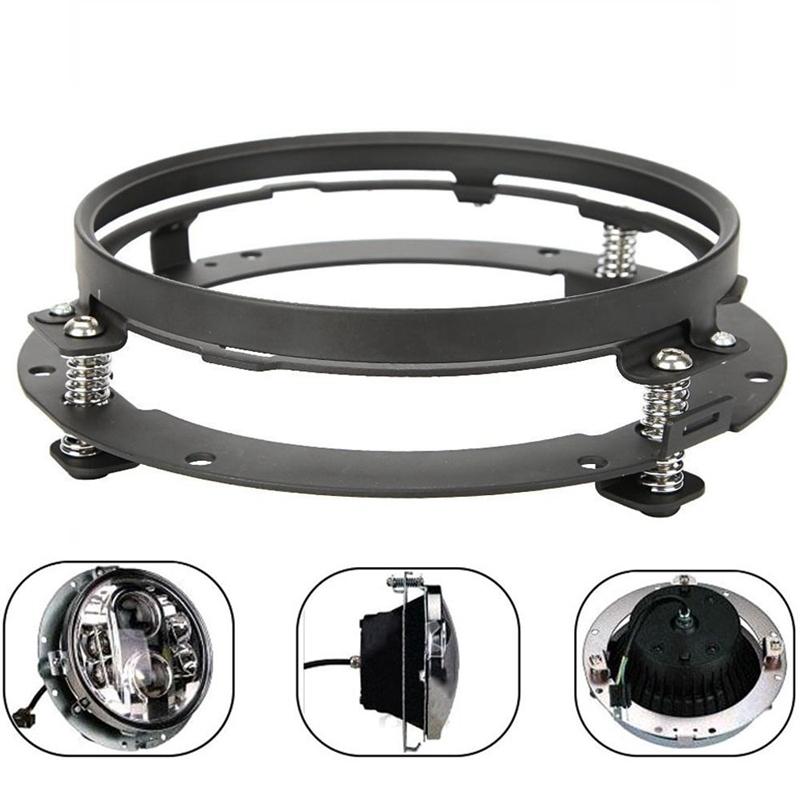 7 Inch Round LED Headlight Mounting Bracket Ring For Car Jeep Wrangler JK Suzuki Samurai for Harley Motorcycle 7" Bracket