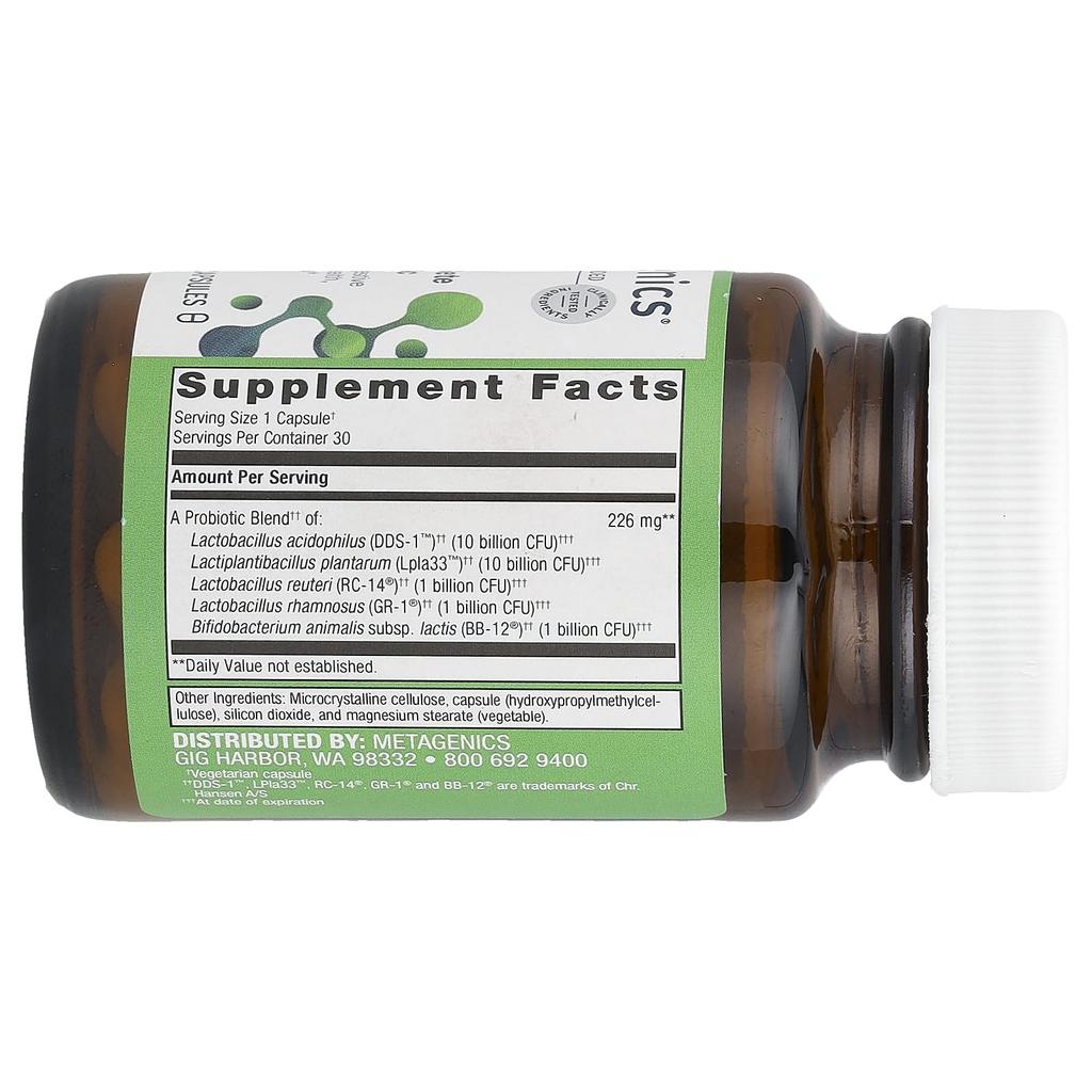 Metagenics, UltraFlora® Complete, пробиотик для женщин, 30 капсул