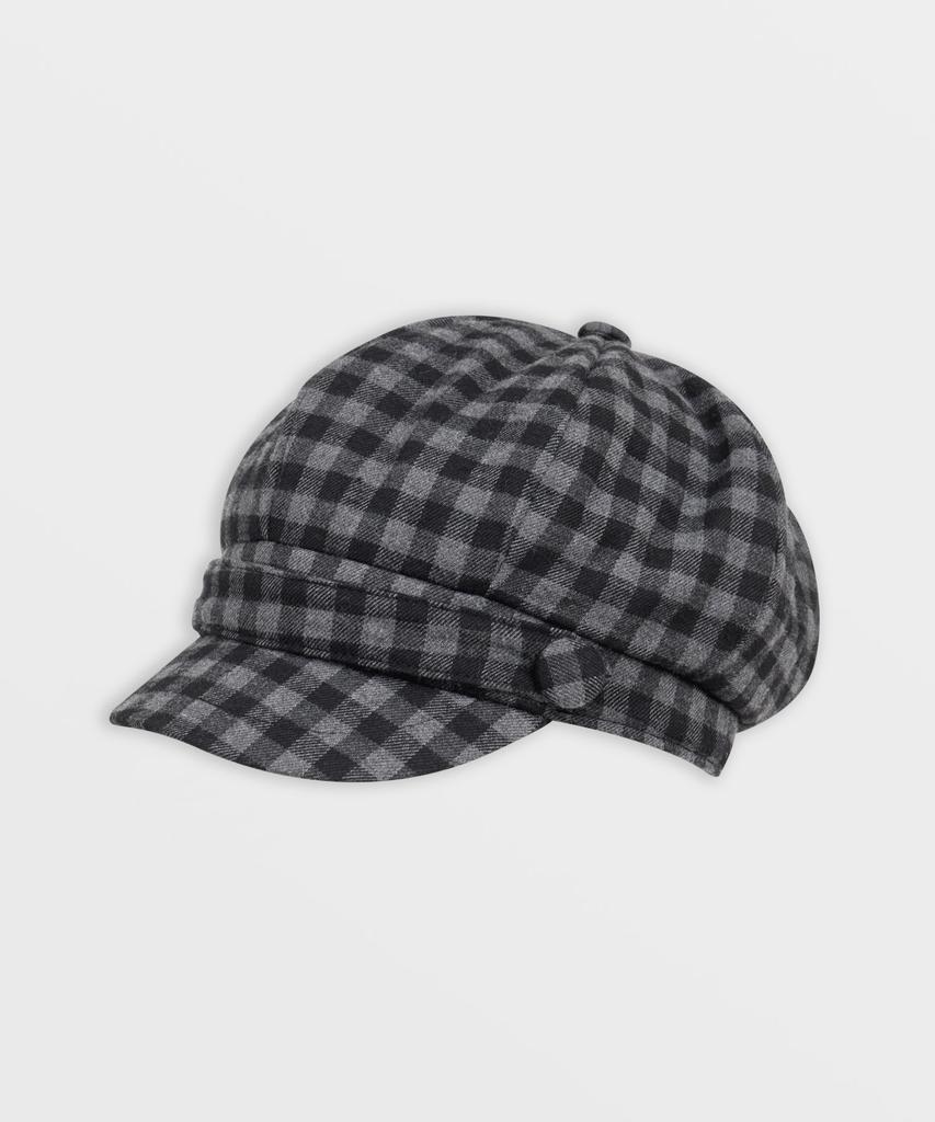 SAFARISPOT Journey Check Beret (Black)