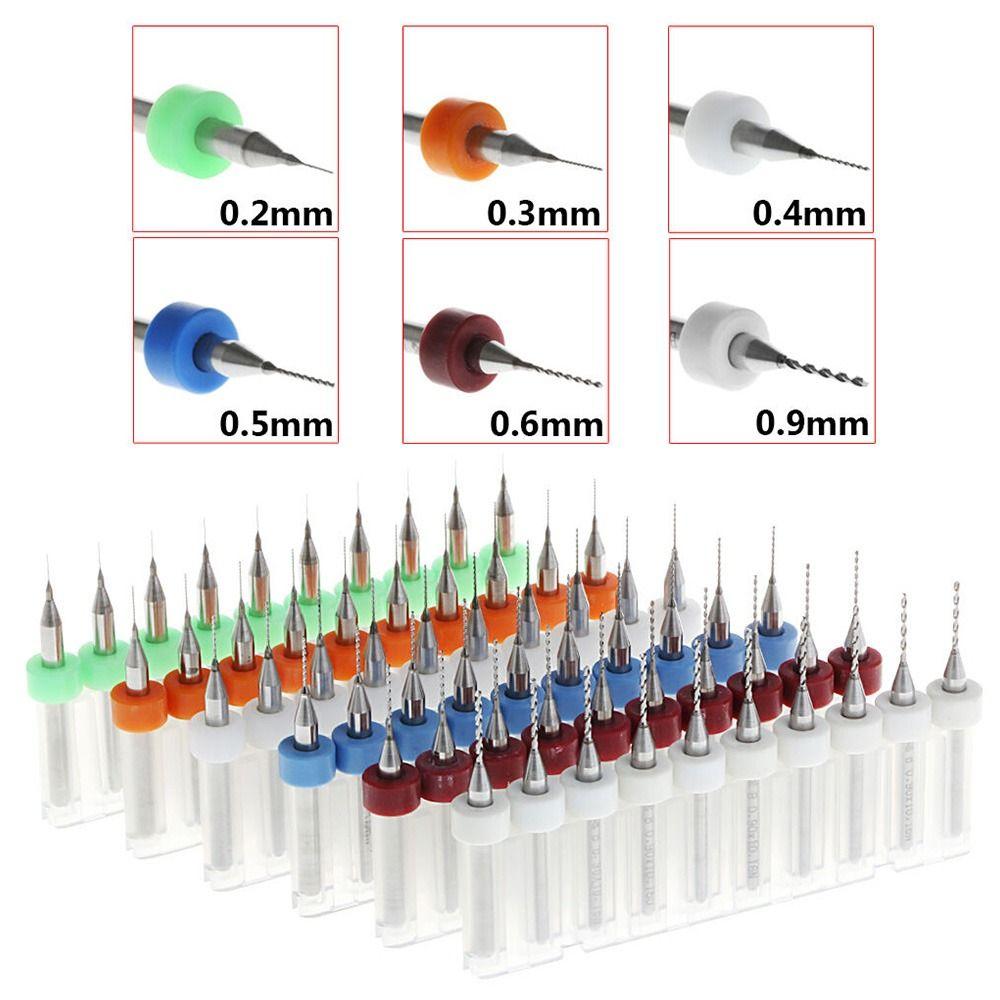 Для печатных плат с ЧПУ сплав вольфрамовая сталь карбид сверла 0.1мм-1.0мм мини PCB сверло