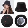 Denim Bucket Hat Foldable Beach Cap Summer Panama Hat  for Women