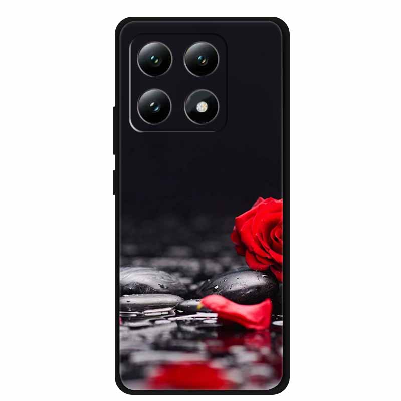 Чехол для телефона Xiaomi 15T Pro 5G Задняя крышка Чехлы Черный Силикон Мягкий Coque Для Xiaomi 15T 5G Чехол 15 T Pro 6.83" Fundas Оболочка
