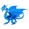 Puzzle 3D En Métal - Metal Earth - ICONX Dragon Bleu - Découpé Au Laser - À Partir De 14 Ans - Mixte