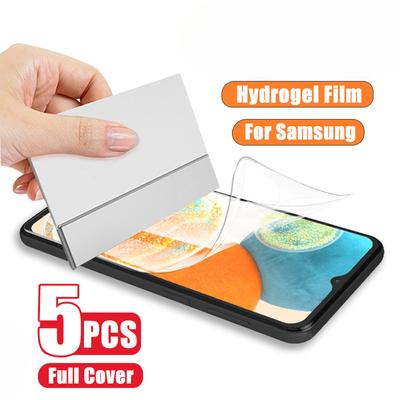 5шт гидрогелевая пленка для Samsung Galaxy S23 S22 S21 S20 Note 20 Ultra Note 10 S10 Plus Защитная пленка для экрана Samsung S21 FE 5G