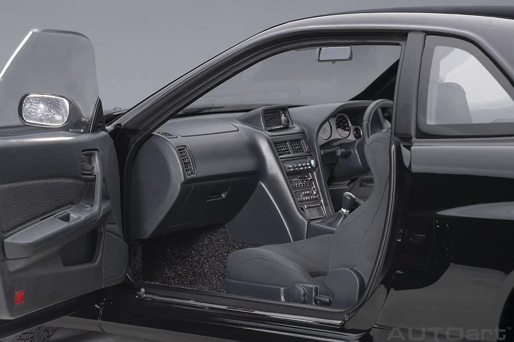 AUTOart Nissan Skyline V Spec II Black Pearl Finished Product 77407 1/18 GT-R (R34)