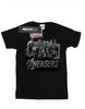 Womens/Ladies Avengers Mono Team Art Cotton Boyfriend T-Shirt