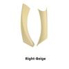 Matte Beige Color ABS Car Inner Door Handle Clip Cover For BMW 3 E90 E91 LHD