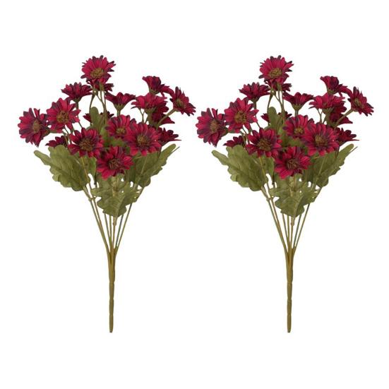 1/2Pcs Simulated Flower Arrangement Low Maintenance Realistic Artificial Flower Home Garden Indoor
