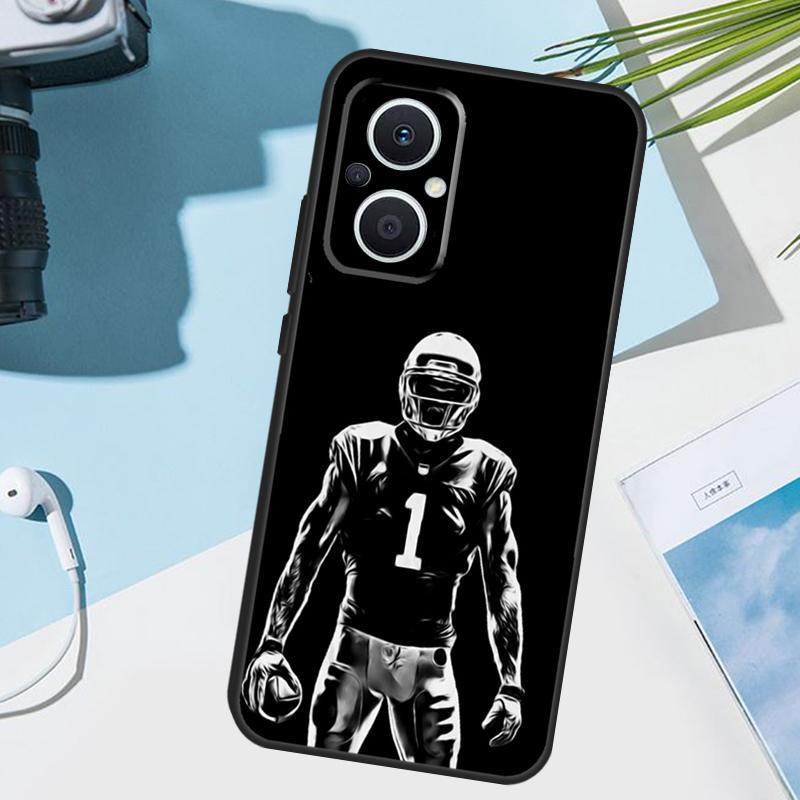 Спортивный чехол для игрока в американский футбол для OPPO Reno 13 F 10 11 12 14 Pro 11F 12F 14F 7 8 Lite OPPO Find X9 X8 X5 X6 Pro