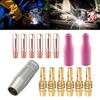 Welder Ceramic Nozzles MB15 Welding Tips 1.0mm Gasless Consumables MIG Welding Torch Consumables Contact Tips