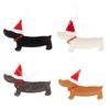 Festive Cartoon Dog Christmas Ornament for Kids Safe Holiday Home Decoration Lightweight Pet Friendly Hanging Accessory