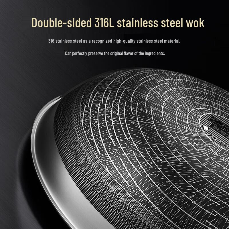 Kangbach 316L Honeycomb Non-stick Wok