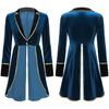 Womens Adult Circus Ringmaster Costume Long Sleeve Blazers Jacket Coat Christmas Halloween Carnival Cosplay Festival Rave Outfit