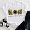 Women Clothing Cartoon Son Love Trend 90s Fashion Mama Mom Mother Summer Clothes Print Tshirt Female Tee Top Graphic T -Shirt
