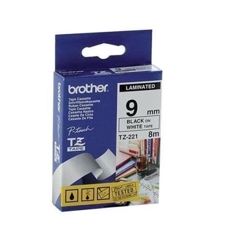 Лента для этикеток BROTHER P-TOUCH TZE-221 - 9 мм