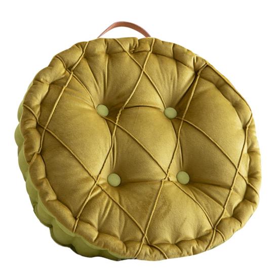 Подушка для дивана с прочной ручкой, супермягкая толстая круглая подушка для балкона, подушка для сидения на полу, товары для дома