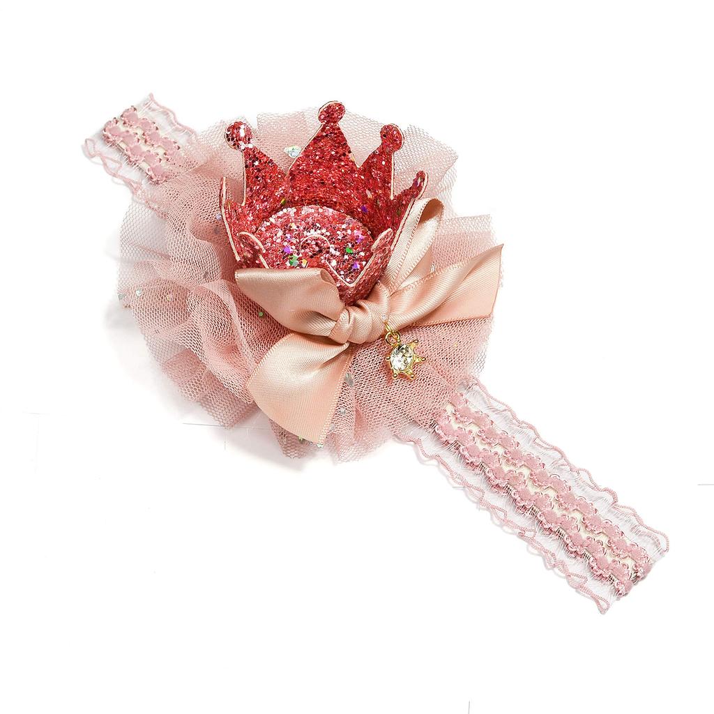 BIANHUAN Детская повязка на голову Лента-корона Аксессуар для волос Детская повязка на голову Детские аксессуары Украшения для волос Аксессуары для волос Милый детский душ День рождения