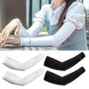 1Pair Summer Sunscreen Sleeves Ice Silk UV Gloves Arm Sleeves Quick Dry Arm Warmer Men Women Sunscreen Sleeves