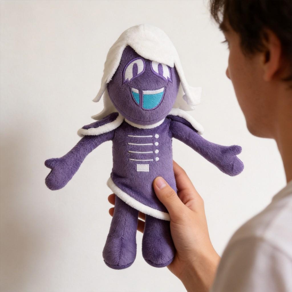 Плюшевая игрушка Руксл Кард из Deltarune с коротким ворсом для фанатов и коллекционеров