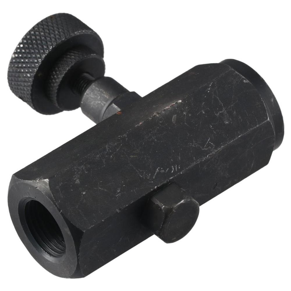 Односторонний клапан из углеродистой стали Черный гидравлический обратный клапан Дроссельный клапан Масло Вода Газ