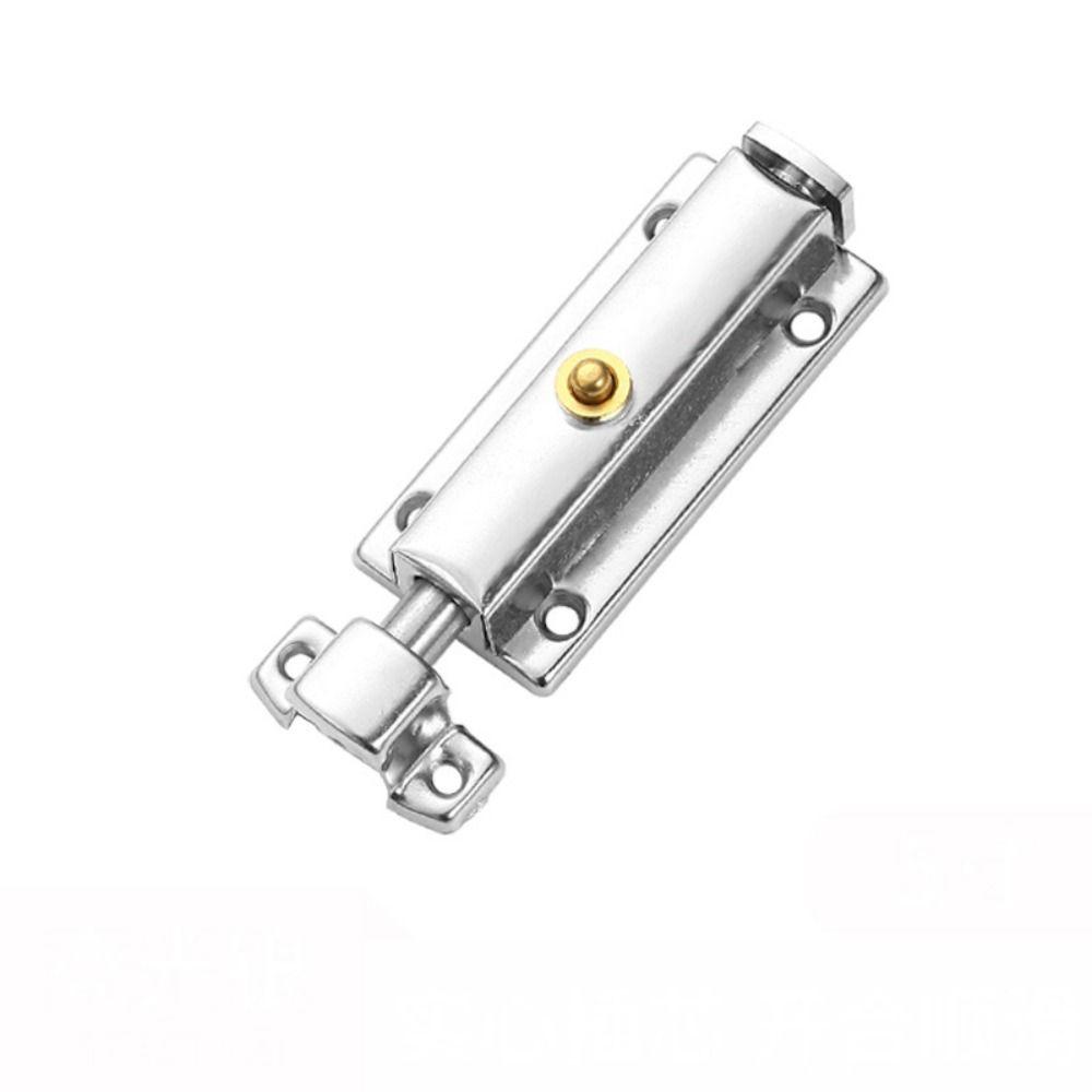 Spring Automatic Door Bolt Anti-theft Door Hasps Retro Door Buckle  Guard