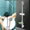 Stainless Steel Lifting Handhold Shower Head Holder Bracket with Soap Box G1/2