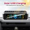 Digital LCD Display 0-6.0Bar Auto Security Alarm Systems USB / Solar TPMS Automobile Accessories Car Tire Pressure Monitoring System