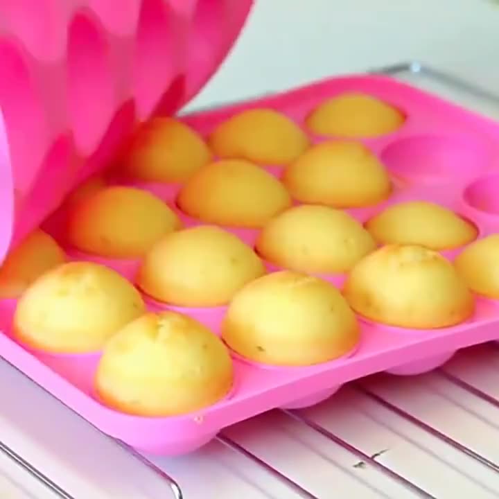 20-Hole Silicone Lollipop Mold Diy Lollipop Chocolate Cookie Candy Making Party Baking Mold Children'S Party Kitchen Tool