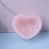 9,1*8,3*4,1 см сердце свадебные силиконовые формы белые руки в руке формы для мыла сердце формы для свечей DIY