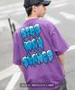 [IMPROVES] [SIDEWAYSTANCE] Short Sleeve Drip Logo Print T-Shirt
