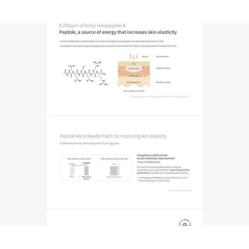 LAGOM - Peptide Micro Needle Patch