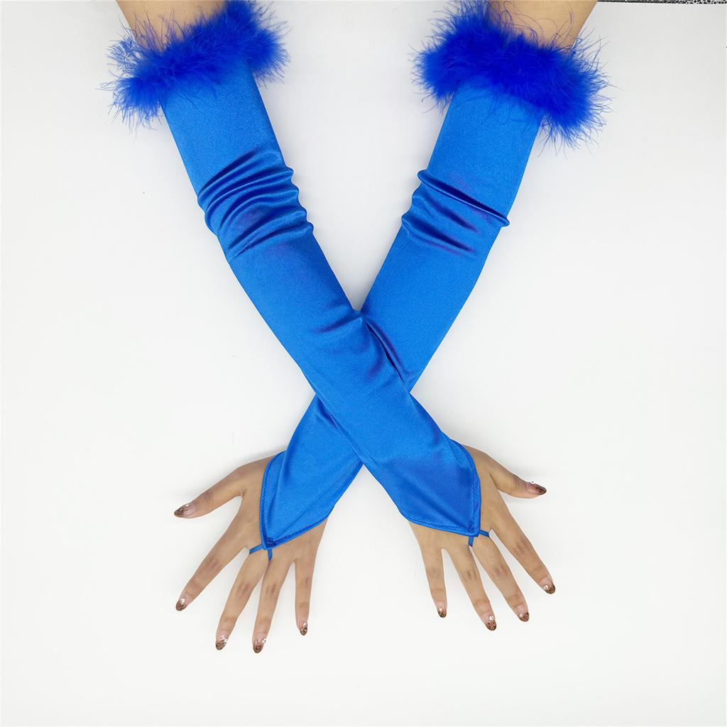 Elegant 1920s Party Fingerless Gloves for Women Long Length Arm Sleeves for Various Occasion Teaparty Dressingup Armwear