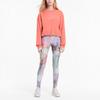 Puma Evide Logo Crop Sweatshirt Women Tops Salmon 599174-27