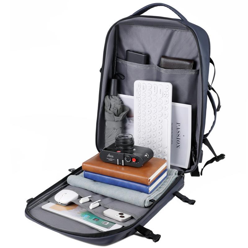 USB Travel Backpack For Men Women 40L Flight Approved Backpack 17 Inch Waterproof Laptop Backpack Large Luggage Business Backpack With Shoe Bag