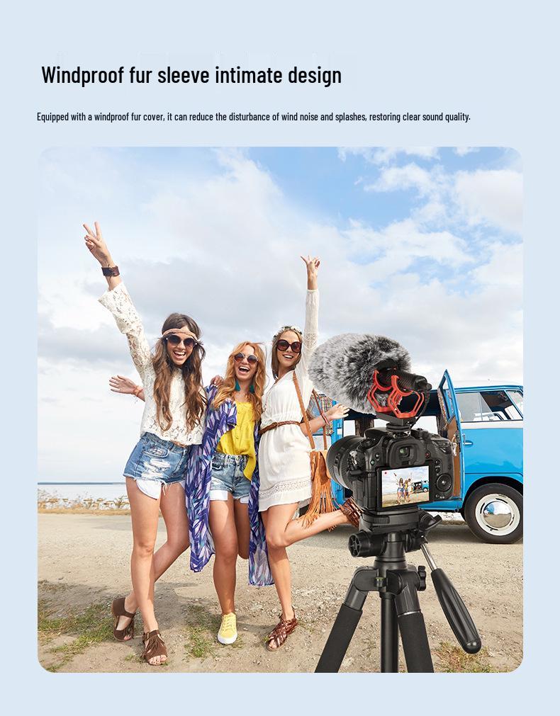 Конденсаторный микрофон-пушка Boya BM2040 для DSLR-камер и прямых трансляций