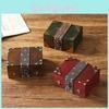 Retro Wooden Treasure Chest For Collectibles And Decorative Storage