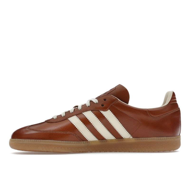 Adidas Samba OG Made In Italy Vachetta Tan Unisex Sneakers Brown Supplier-Colour Wonder-White IE9121