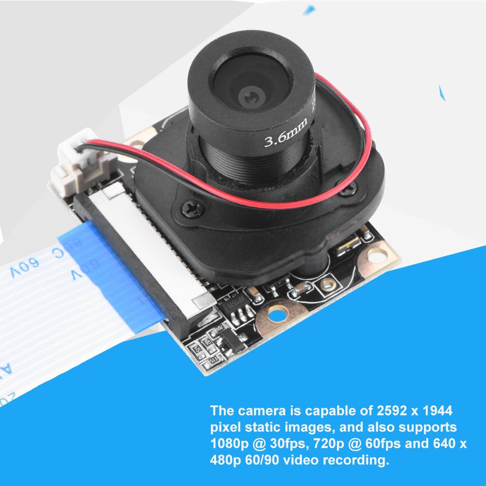 5MP Manual IR cut Night Vision Camera Module w  2Pcs Fill Light for Raspberry Pi 2 B+