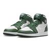 Детские кроссовки Air Jordan 1 Retro High OG GS Gorge Green Metallic-Silver White 575441-303