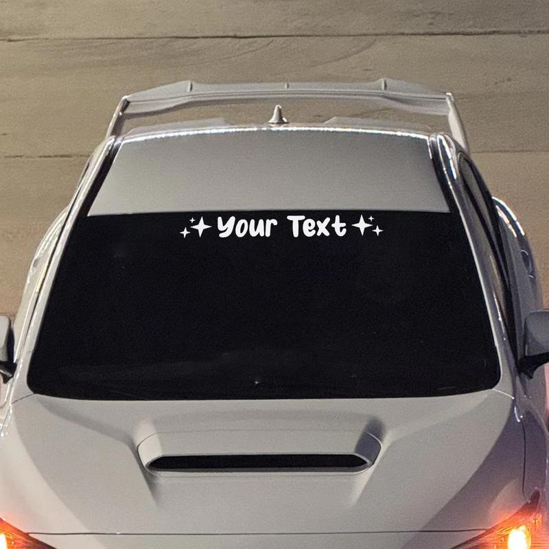 Stickers Creative Car Personalized Text Font Vinyl Decor Decal Window Windshield DIY Decaration Auto Tuning Accessories