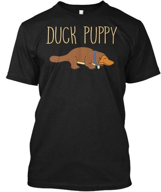 Duck Puppy Platypus Funny Animal - T shirt Made in the USA Size S to 5XL