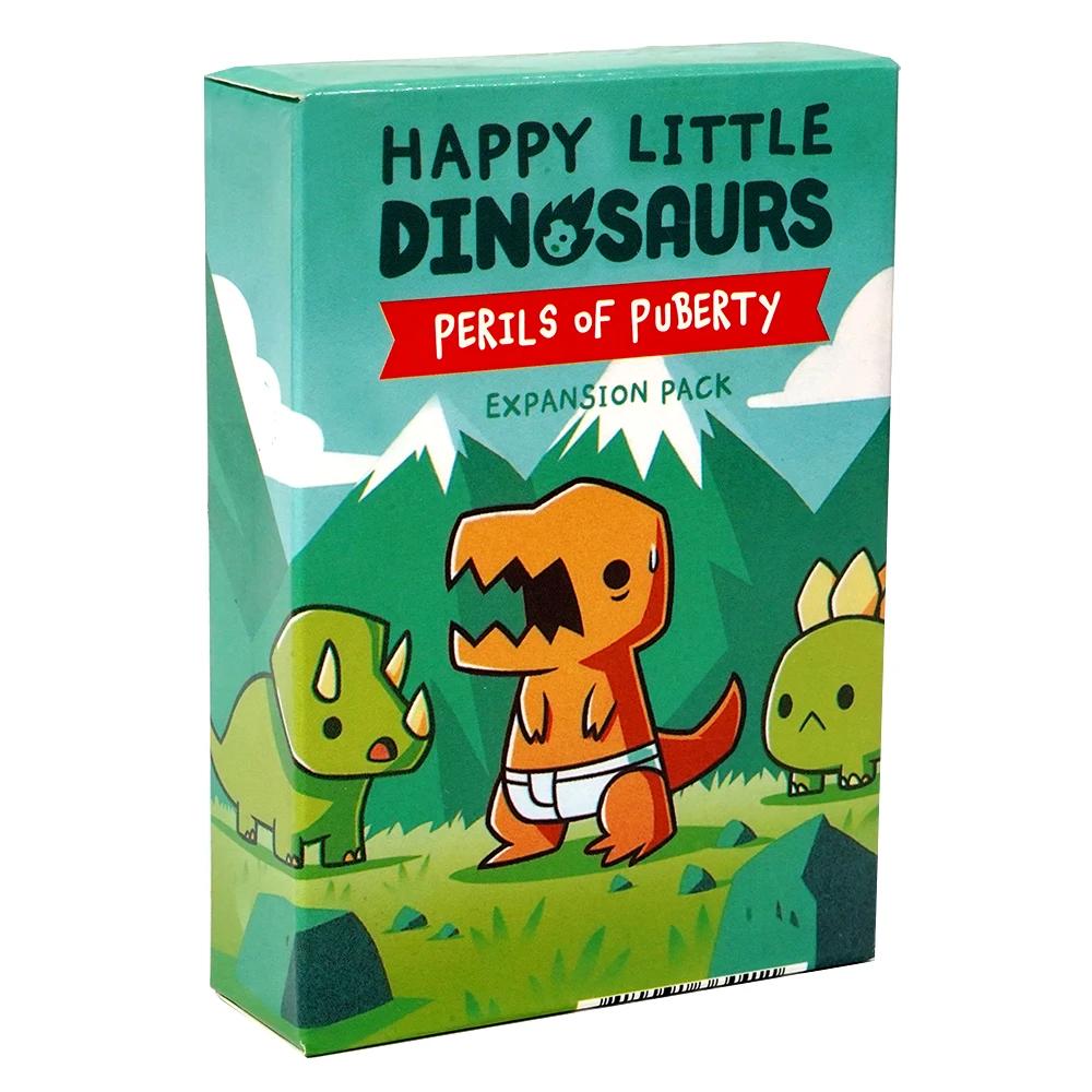 Unstable Games Happy Little Dinosaurs Базовая игра Соревновательный саботаж Забавная карточная игра Расширение для 5-6 игроков Tic Tac KO. : драконы