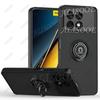 Чехол Kickstand для POCO X7 Pro F7 F6 F5 X6 Pro Чехол Бронированный с Держателем-Кольцом Защитная Крышка для Xiaomi Redmi K70 Ударопрочный Чехол