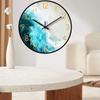 Fashion Wall Clock Hd Glass Travel Time Accurate Mute Wall Mounted Clock for Children's Study, Send Friends, Wall Decoration.