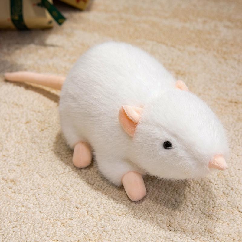 32Cm New Mini Soft Plush Simulation Mouse Plushie Doll Stuffed Rat Plush Animal Toy Mascot Peluche Mouse Doll For Pet