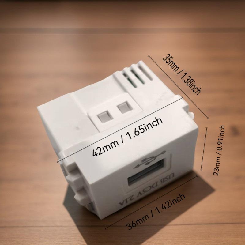 1 шт. Розетка 220 В 5 В 2,1 А Панель для зарядки мобильного телефона USB-модуль питания 5 В Трансформатор Зарядный переключаемый адаптер питания