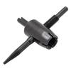 Valve calibrator, valve tap, valve replacement, insert screwdriver, vulcanization